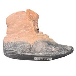 Vintage Victorian Look Resin Baby Shoe Country Primitive Decor